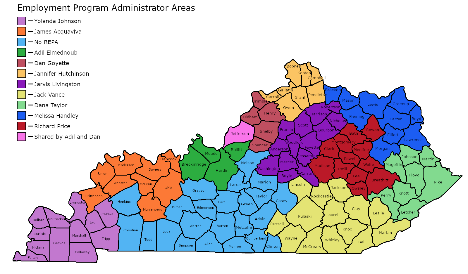 Reentry Employment Administrators - Department of Corrections